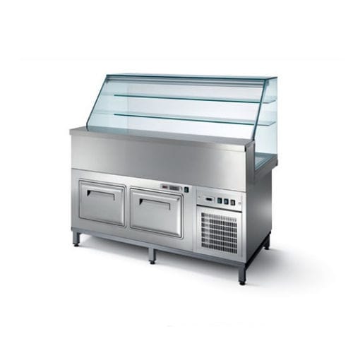 Vitrine réfrigérée comptoir - SIFA - pour commerce / pour restaurant / en inox