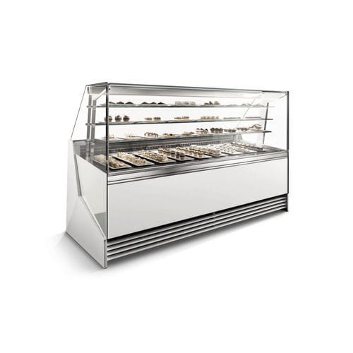 Vitrine réfrigérée comptoir - GRAVITY - SIFA - armoire / pour pâtisserie / en métal