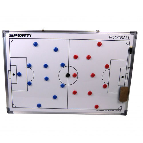Tableau effaçable - F3601 - MARTY SPORT - blanc / mural / avec accessoires