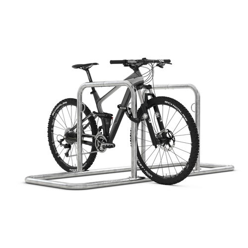 Range-vélo au sol - Galaxy 32 - wsm Raumsysteme - sécurisé / publicitaire / antivandalisme