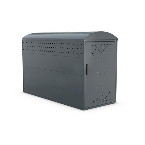 Abri vélo sécurisé - BikeBox 1 B - wsm Raumsysteme - modulaire / en acier galvanisé / pour espace public