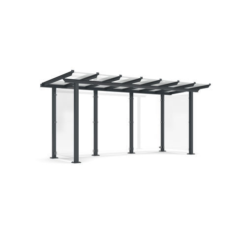 Abri multifonction pour espace public - Passau P13 - wsm Raumsysteme - pour les zones urbaines / pour parking