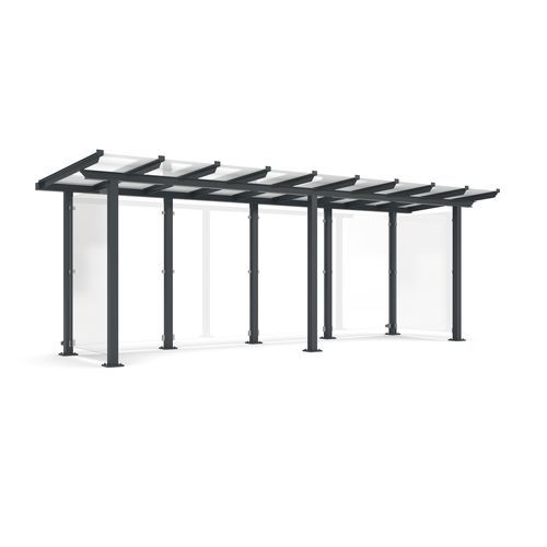 Abri multifonction pour espace public - Passau P14 - wsm Raumsysteme - pour les zones urbaines / pour parking