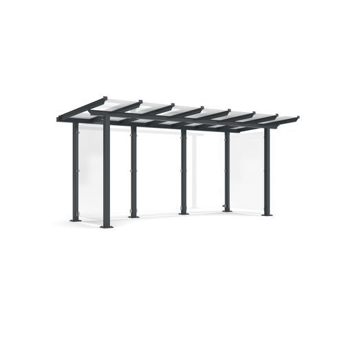 Abri multifonction pour espace public - Passau P13 B - wsm Raumsysteme - pour les zones urbaines / pour parking