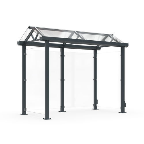 Abri multifonction pour espace public - Wien W2 - wsm Raumsysteme - pour parking / pour centre commercial / pour supermarché