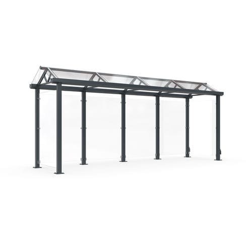 Abri multifonction pour espace public - Wien W4 - wsm Raumsysteme - pour parking / pour centre commercial