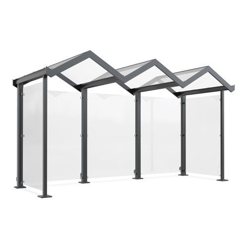 Abri multifonction pour espace public - Zürich Z3 - wsm Raumsysteme - pour parking / pour centre commercial
