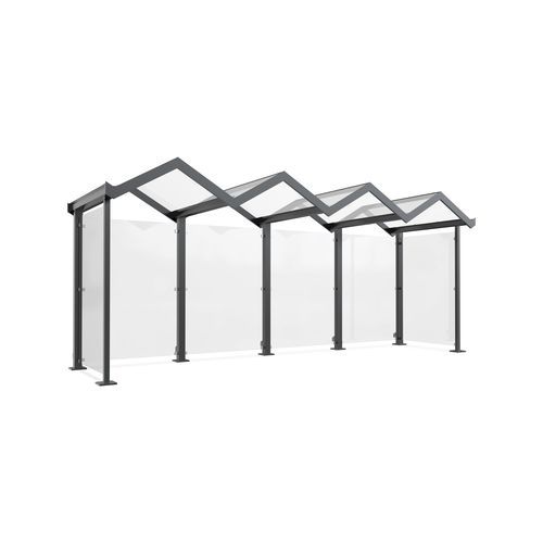 Abri multifonction pour espace public - Zürich Z4 - wsm Raumsysteme - pour parking / pour centre commercial