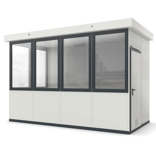 Cabine préfabriquée d'extérieur - Wa 12b - wsm Raumsysteme - à usage de bureau / à usage technique / pour sanitaire