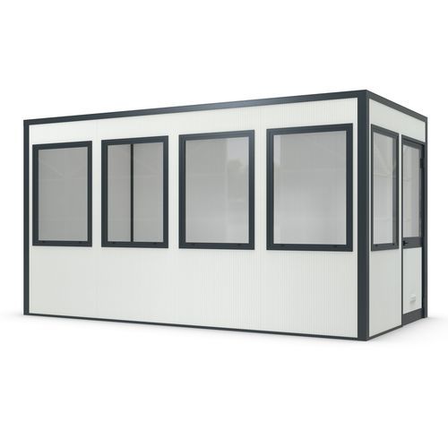 Cabine préfabriquée à usage de bureau - SmartUnit 12 - wsm Raumsysteme - à usage technique / modulaire