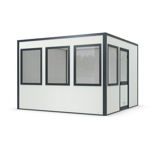 Cabine préfabriquée à usage de bureau - SmartUnit 12c - wsm Raumsysteme - à usage technique / modulaire