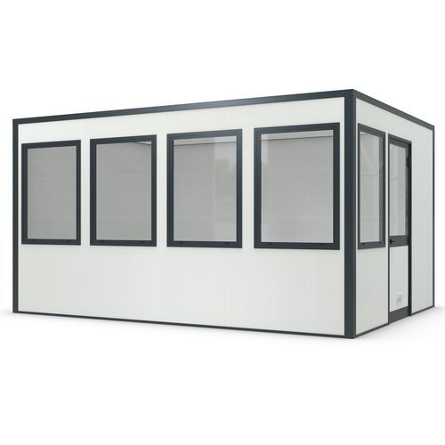 Cabine préfabriquée à usage de bureau - SmartUnit 14c - wsm Raumsysteme - à usage technique / modulaire