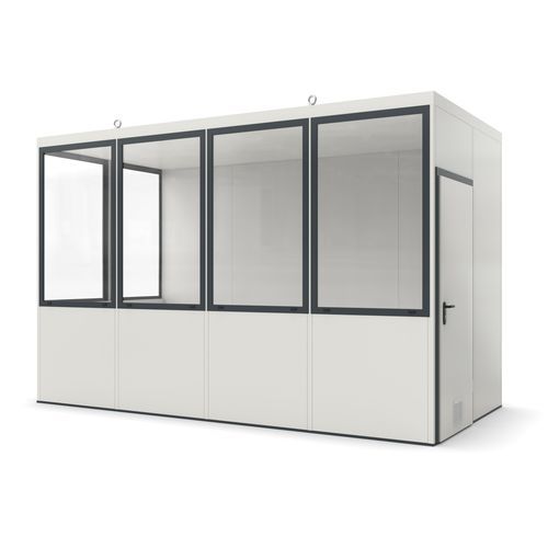 Cabine préfabriquée à usage de bureau - Wi 12b - wsm Raumsysteme - à usage technique / modulaire