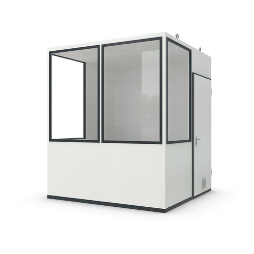 Cabine préfabriquée à usage de bureau - MultiRoom Basic 5 - wsm Raumsysteme - d'accueil / modulaire
