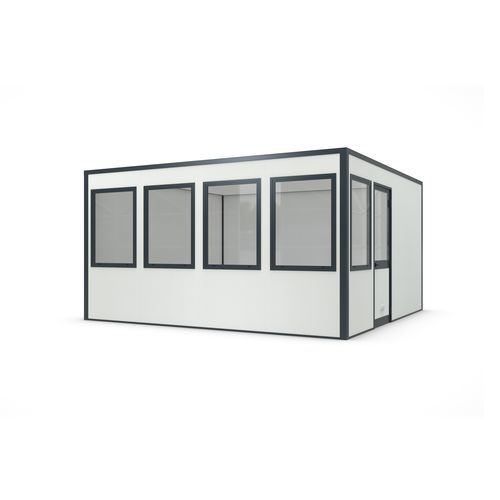 Cabine préfabriquée à usage de bureau - SmartUnit 16d - wsm Raumsysteme - à usage technique / modulaire