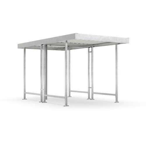 Abri multifonction pour espace public - Leipzig L40 - wsm Raumsysteme - pour stockage / pour parking