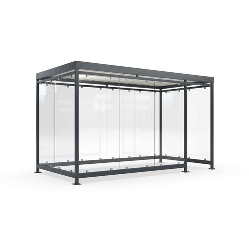 Abri multifonction pour espace public - Köln K4 e/b - wsm Raumsysteme - pour les zones urbaines / pour parking