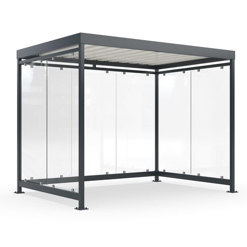 Abri multifonction pour espace public - Köln K3 b/b - wsm Raumsysteme - pour les zones urbaines / pour parking