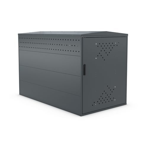 Abri vélo sécurisé - BikeBox 1 XL G - wsm Raumsysteme - modulaire / en acier galvanisé / pour espace public
