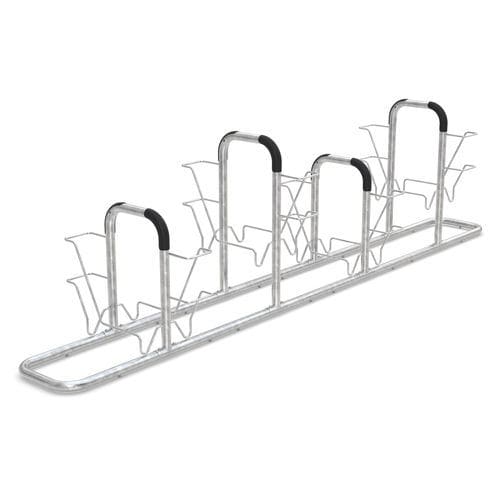 Range-vélo au sol - 6108 - wsm Raumsysteme - sécurisé / antivandalisme / pour espace public