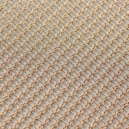 Maille métallique en bronze - FINEROPES  - MeshArt Dorstener Drahtwerke - architecturale / pour la décoration intérieure / à maillage long
