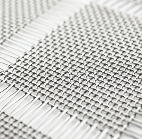Maille métallique en acier inox - MATRIX - MeshArt Dorstener Drahtwerke - architecturale / pour bardage / pour plafond