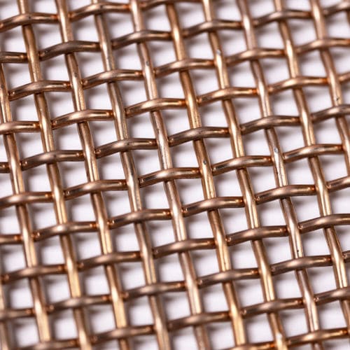 Maille métallique en acier - RUFUS 42 - MeshArt Dorstener Drahtwerke - en cuivre / pour bardage / pour la décoration intérieure