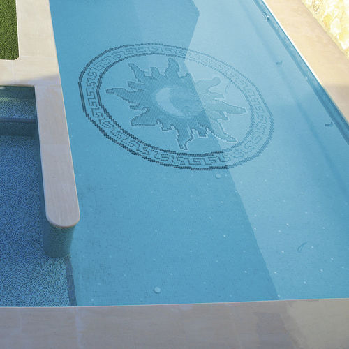 Mosaïque en verre - SUN CUSTOMIZED - ALTTOGLASS - brillante / de piscine / de sol