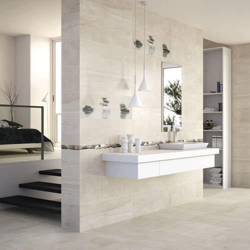 Carrelage en grès cérame - INTEGRA - Azulev - poli / 3D / d'intérieur