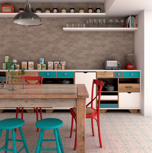 Carrelage en grès cérame - VINTAGE - CEVICA - émaillé / vieilli / d'extérieur