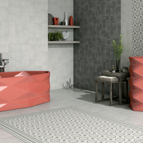 Carrelage en grès cérame - ATELIER - CEVICA - mat / vieilli / d'intérieur