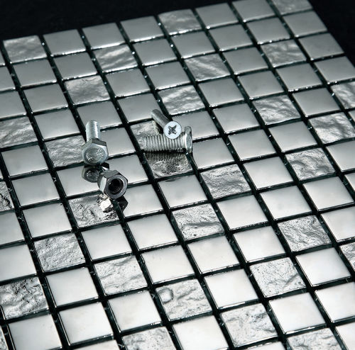Mosaïque en verre - MALLAS - CEVICA - en grès cérame / en travertin / texturée