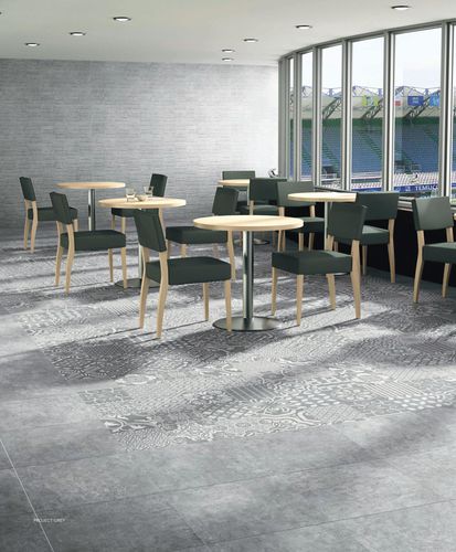 Carrelage d'intérieur - METAL EFFECT CEMENT : PROJECT - Ceracasa Ceramica - de cuisine / au sol / en grès cérame
