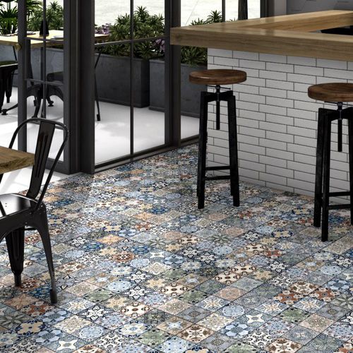 Carrelage en grès cérame - XEREA - Codicer - d'intérieur / de sol / patchwork