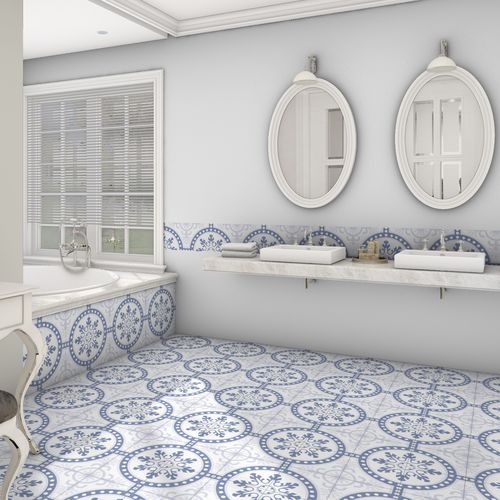 Carrelage en grès cérame - DUART - Codicer - de salle de bain / de sol / à motif