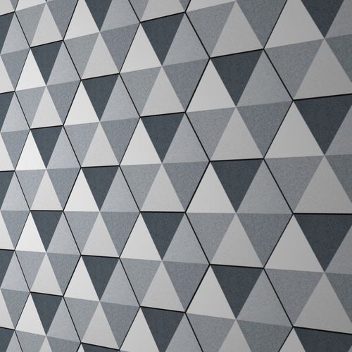 Carrelage en grès cérame - PRISMA GREY - Codicer - d'intérieur / mural / à motif géométrique