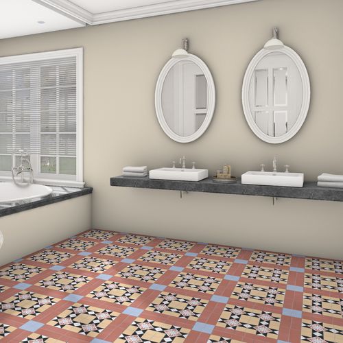 Carrelage en grès cérame - VICTORIA - Codicer - de salle de bain / de sol / à motif