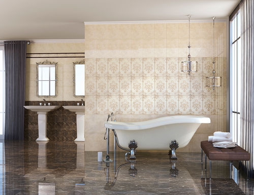 Carrelage en grès cérame - CONSTANZA - Cristal Cerámicas - brillant / d'intérieur / de salle de bain