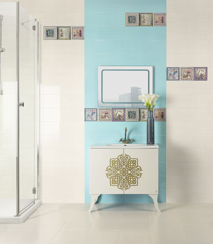 Carrelage en céramique - MARTA - Cristal Cerámicas - brillant / d'intérieur / de salle de bain