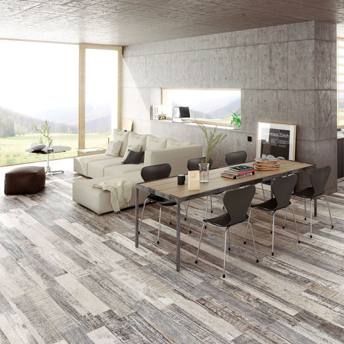 Carrelage aspect parquet - ORIGEN - GAYAFORES - en grès cérame / poli / laminé