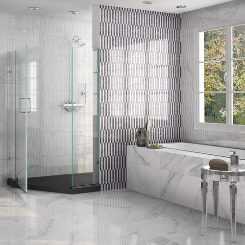 Carrelage en grès cérame - STATUARIO - GAYAFORES - poli / de salle de bain / mural