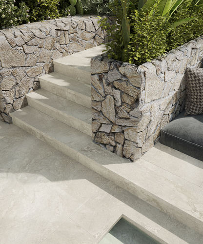 Carrelage en clinker - SIRACUSA BLANCO - Gresmanc - d'extérieur / de jardin / pour plage de piscine