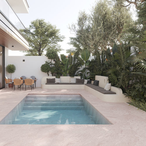 Carrelage en clinker - PINK STONE - Gresmanc - d'extérieur / de jardin / pour plage de piscine