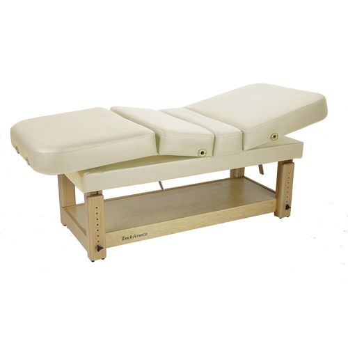 Table de massage fixe - STATIONARY - Touch America - en mousse de polyuréthane / en bois / à hauteur réglable