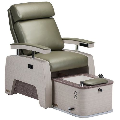 Fauteuil spa pédicure en simili cuir - 5TH AVENUE PEDILOUNGE™ WITH FOOTBATH - Living Earth Crafts