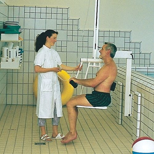 Lève-personne de piscine - POOL III - Trautwein - électrique / mural / pour humains
