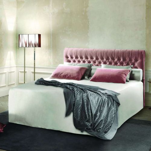 Tête de lit pour lit double - ETOILE CAPITONNE - Treca Paris - classique / en tissu / en cuir