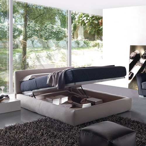 Lit double - SOFTLY - Respace - contemporain / tapissé / avec tête de lit