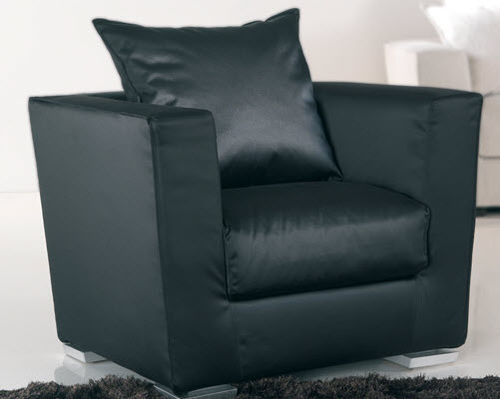 Fauteuil contemporain - ELEGANTIA - Respace - en tissu / noir