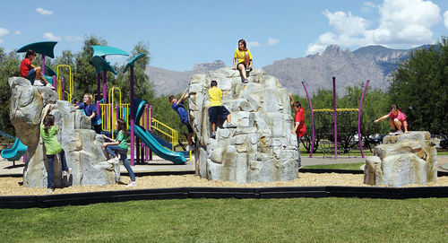 Rocher d'escalade pour aire de jeux - Eldorado Climbing Walls
